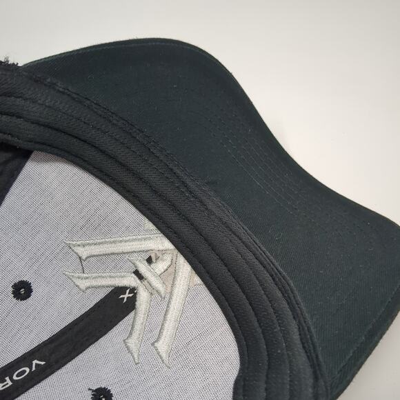 Vortex Gear Snapback Trucker Hat Black One Size Adjustable Embroidered Mesh Back - Picture 8 of 9